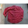 Image 2 : 5 New Men's Red Denim Shirts - Size XXL