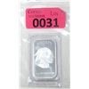 Image 1 : 1 Oz. .999 Fine Silver First Nations/Buffalo Bar