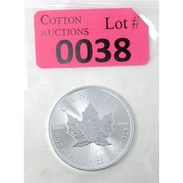 1 Oz .9999 Silver 2022 Canadian Maple Leaf Coin