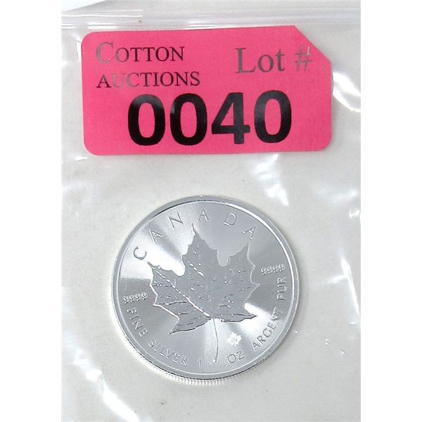 1 Oz .9999 Silver 2021 Canadian Maple Leaf Coin