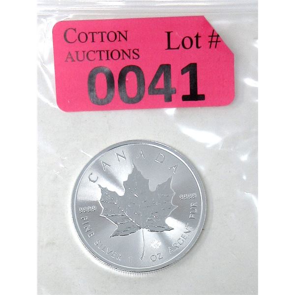 1 Oz .9999 Silver 2021 Canadian Maple Leaf Coin