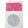 Image 1 : 1 Oz .9999 Silver 2011 Canadian Maple Leaf Coin