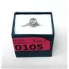 Image 2 : 1.7 CT Green Amethyst & Diamond Cocktail Ring