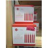 Image 1 : 3 Boxes of 100 Red 5" Candles - 1/2" Diameter