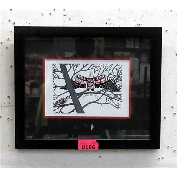 Richard Shorty Framed Print - Screaming Eagle
