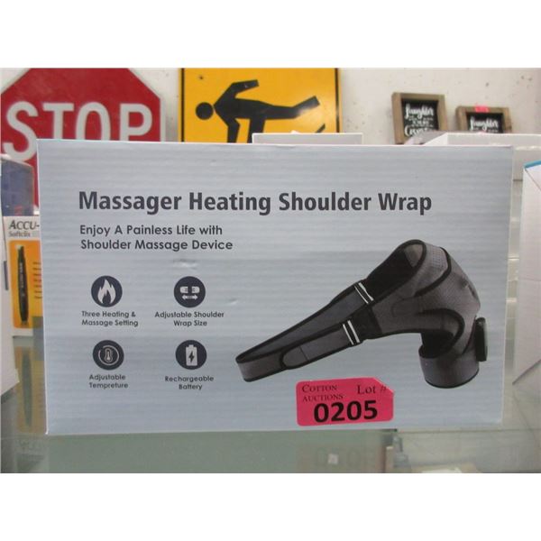 New Heated Shoulder Wrap Massager