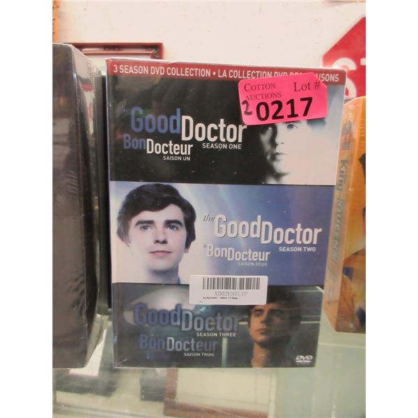 2 New "The Good Doctor" Season 1-3 DVD Sets