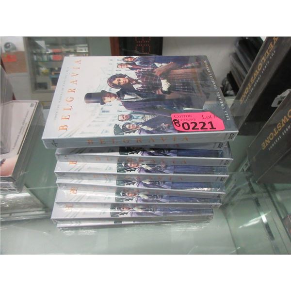 8 New "Belgravia" DVD's - Sealed