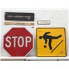 Image 1 : 2 Road Signs & 3 Assorted Signs