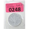 Image 1 : 1 Oz .9999 Silver 1989 Canadian Maple Leaf Coin
