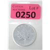 Image 1 : 1 Oz .9999 Silver 2005 Canadian Maple Leaf Coin