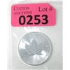 Image 1 : 1 Oz .9999 Silver 2015 Canadian Maple Leaf Coin