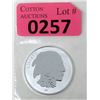 Image 1 : 1 Oz. Buffalo motif .999 Silver Round