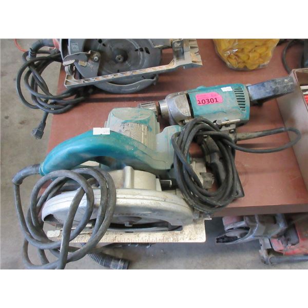 Makita Electric Circular Saw & 1 Heavy Duty Drill