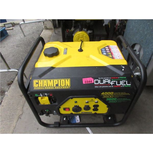 Champion Duel Fuel 3500 Watt Generator