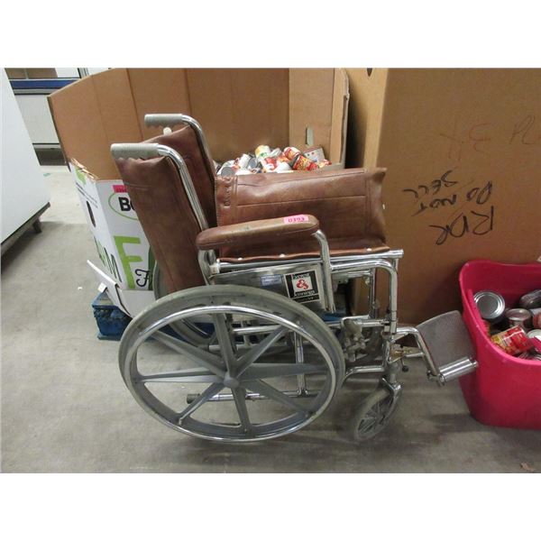 Wheel Chair with One Foot Rest