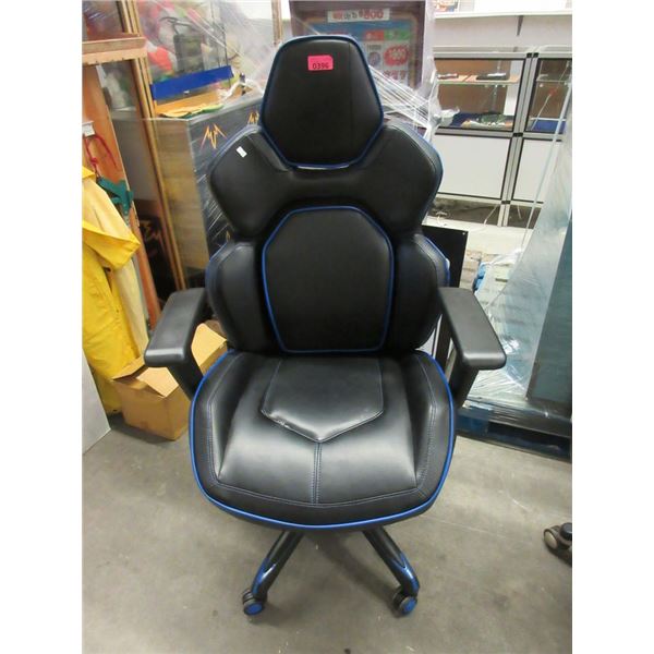 Black and Blue Gaming Chair - Store Return