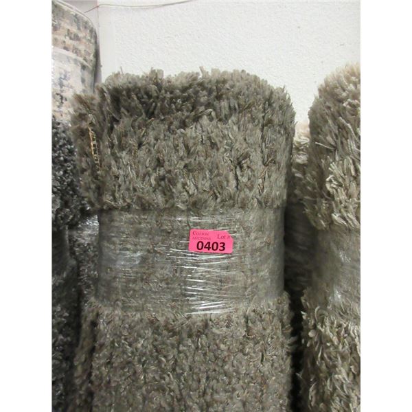 5' x 7' Grey Shag Area Carpet