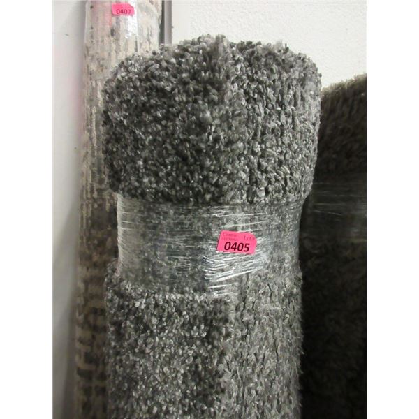 5' x 7' Grey Medium Pile Shag Area Carpet