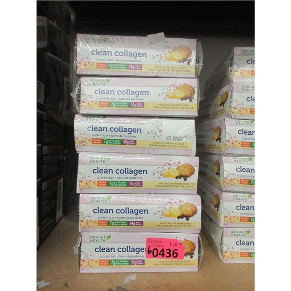 6 Boxes of Clean Collagen Proteins Bars