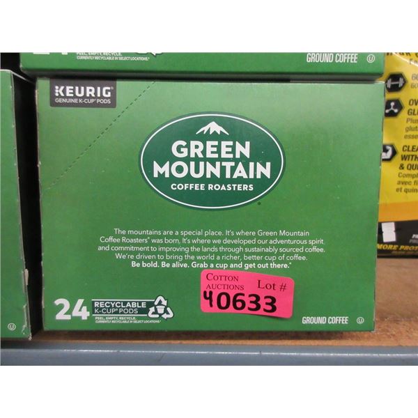 4 Boxes of 24 Green Mountain K-Cup Coffee Pods