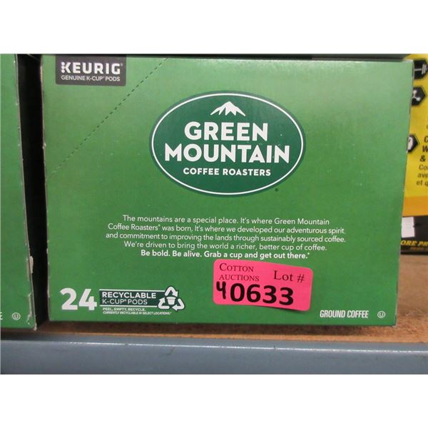 4 Boxes of 24 Green Mountain K-Cup Coffee Pods