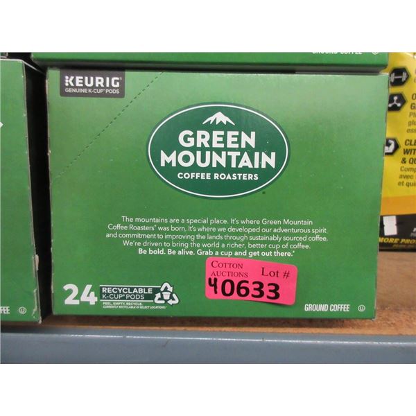 4 Boxes of 24 Green Mountain K-Cup Coffee Pods