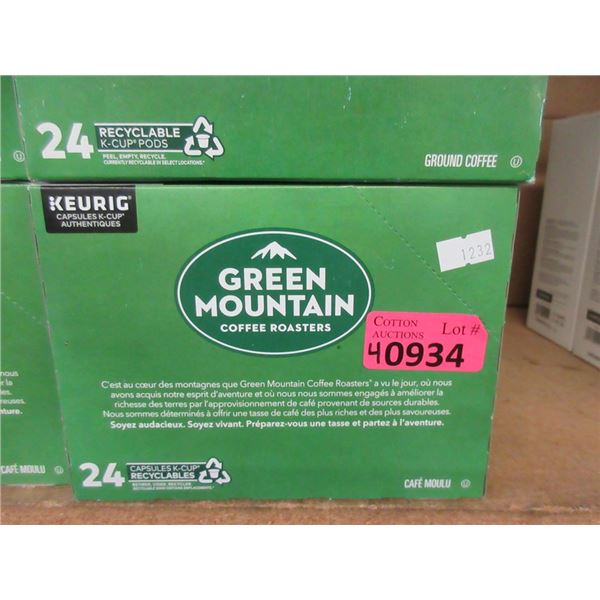 4 Boxes of 24 Green Mountain K-Cup Coffee Pods