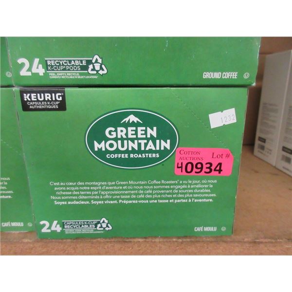 4 Boxes of 24 Green Mountain K-Cup Coffee Pods