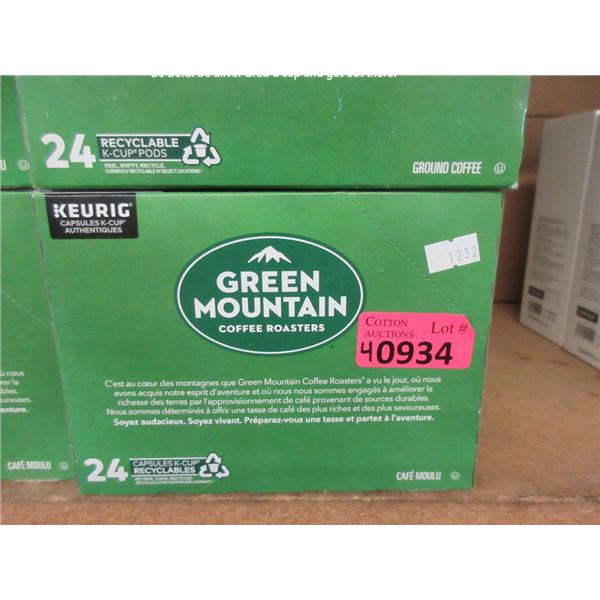4 Boxes of 24 Green Mountain K-Cup Coffee Pods