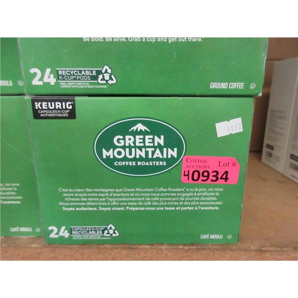 4 Boxes of 24 Green Mountain K-Cup Coffee Pods