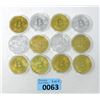 Image 1 : Set of 12 New Bit Coin Collector Rounds