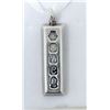 Image 1 : 1977 Britannia Silver Queens Jubilee Ingot Pendant
