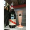 Image 1 : Glass Vase & Empty Champagne Jeroboam