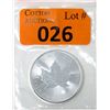 Image 1 : 1 Oz .9999 Silver 2020 Canada Maple Leaf Coin