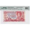 Image 1 : 1983, Falkland Islands, 5 Pounds,  PMG 66EPQ Gem Uncirculated.