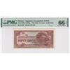 Image 1 : ND 1942, Malaya/Japanese Occupation WWII, 50 cents, PMG 66EPQ Gem Uncirculated.