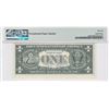 Image 2 : 1977, US Federal Reserve, Dallas 1 dollar,  PMG 66EPQ Gem Uncirculated, Cutting Error.