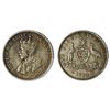 Image 1 : Australia, 1914, Florin, King George V, Silver Coin x2, PCGS VF35.