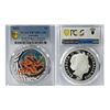 Image 2 : Australia, 2012, $1, RAM Dragon Colorized, 1oz .999 Silver Proof Coin, PCGS PR70DCAM.