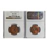Image 2 : French Indochina, 1939A, 1 centieme, Bronze Coin, NGC MS63RB.