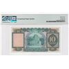 Image 2 : 1959, Hong Kong, HK& Shanghai  Banking Corp. 10 Dollars, PMG 67EPQ.