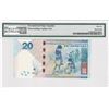 Image 2 : 2012, Hong Kong, Shanghai  Banking Corp, 20 Dollars, PMG 66EPQ, Descending Ladder S/N.