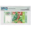Image 2 : 2018, Hong Kong, Shanghai  Banking Corp, 50 Dollars, Rotator Serial Number, PMG 68EPQ.