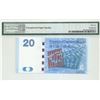 Image 2 : Hong Kong, Chartered Bank,   2016, 20 Dollars, PMG 66EPQ.