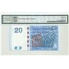 Image 2 : Hong Kong, Chartered Bank.   2016, 20 Dollars, PMG 67EPQ.