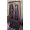 Image 1 : china cabinet w/ light & 3 glass shelves 76"H x 30 1/4"W x 16 1/4"D