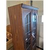 Image 2 : china cabinet w/ light & 3 glass shelves 76"H x 30 1/4"W x 16 1/4"D