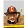 Image 1 : Royal Doulton toby mug D 6697 "The Fireman" 1982