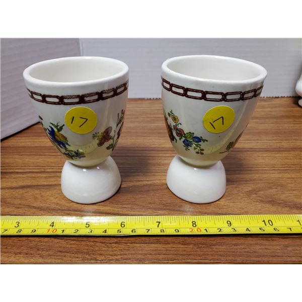 2 Duraline egg cups